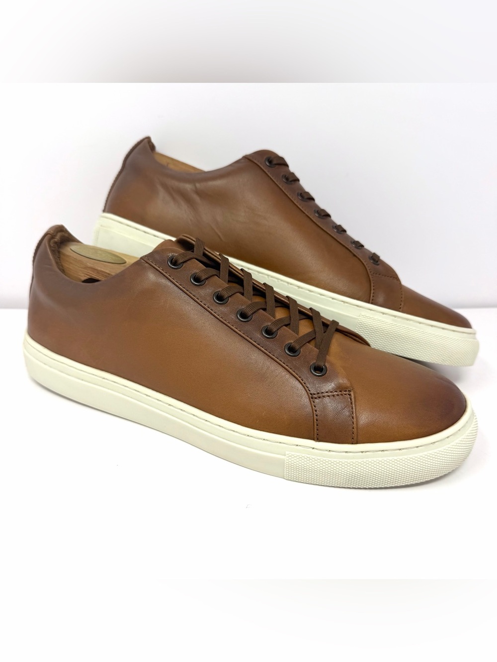 Thursday Boot Co. Men’s Premier Low Top Sneaker Sz 11 Toffee Leather Shoe EUC